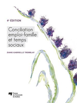 cover image of Conciliation emploi-famille et temps sociaux, 4e édition